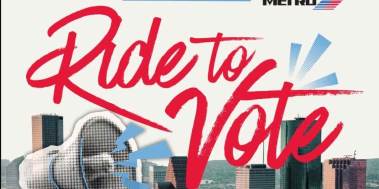 Houston promueve la participación electoral; METRO ofrecerá viajes gratis a los centros de votación