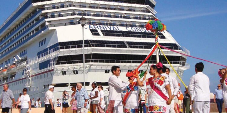 Yucatán invierte 12 mil mdp en Puerto Progreso para duplicar el arribo de cruceros a 2028